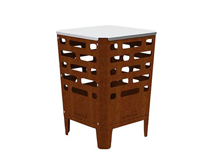 Barbecook vuurkorf Jill uit cortenstaal, vuurkorf buiten, 38x38x55cm