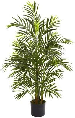 Nearly Natural 3.5-foot Areca Palm Indoor/ Outdoor Artificial Tree - Green