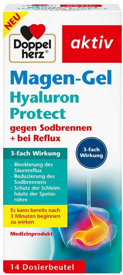 Doppelherz Magen-Gel Hyaluron Protect Dosierbeutel 14X10ml