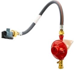 Cavagna LPG Single Cylinder Propane Gas Regulator Kit - 21mm Clip-On