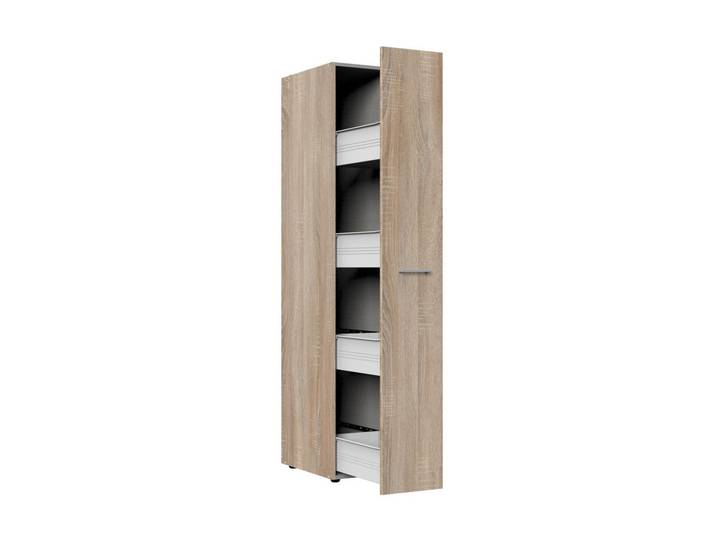 Xora Apothekerschrank, Eiche, 30x185x54 cm, BQ - Bündnis für Qualität, Made in Germany, DIN EN ISO 9001, individuell planbar, Küchen, Küchenmöbel, Küchenschränke, Apothekerschränke