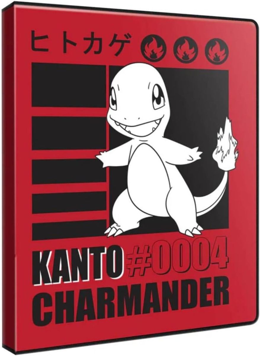 Korttikansio Pokemon Kanto #0004 Charmander 4-Taskuinen Ultra Pro