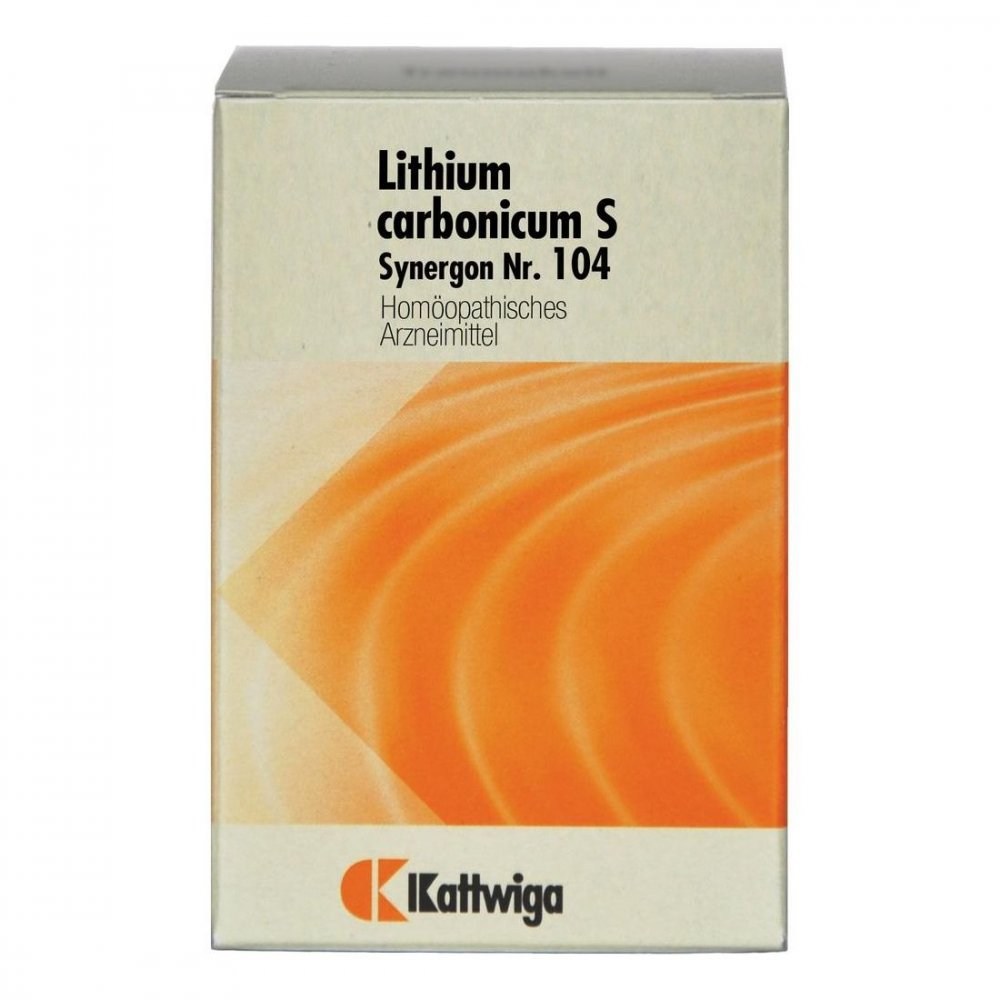 Kattwiga Arzneimittel GmbH Synergon 104 Lithium carb. S Tabletten 03634165