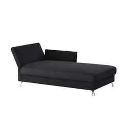 nehl Liege  Easy ¦ schwarz ¦ Maße (cm): B: 220 H: 80 T: 96.0