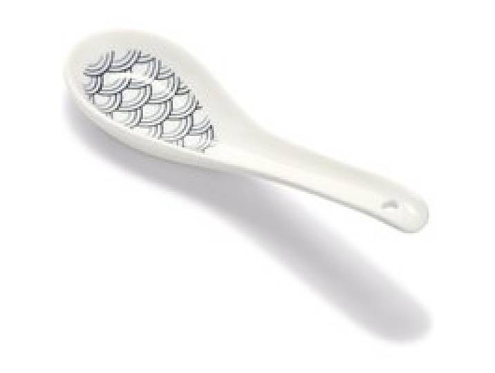 ERNESTO® Vaisselle de cuisine asiatique (Cuillère/noir et blanc)
