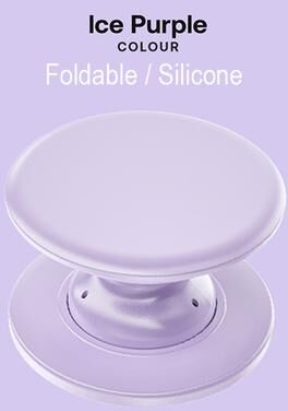 Shopalltechgadgets Grip Secure Adhesive Phone Grip Stand purpl