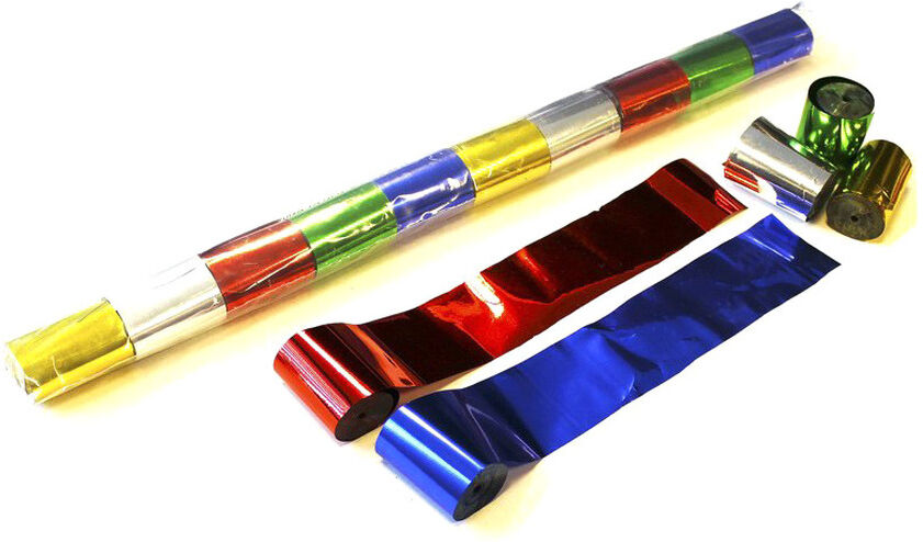 MagicFX Magic Fx Metallic Stadium Streamer 20m X 5cm - Bunt