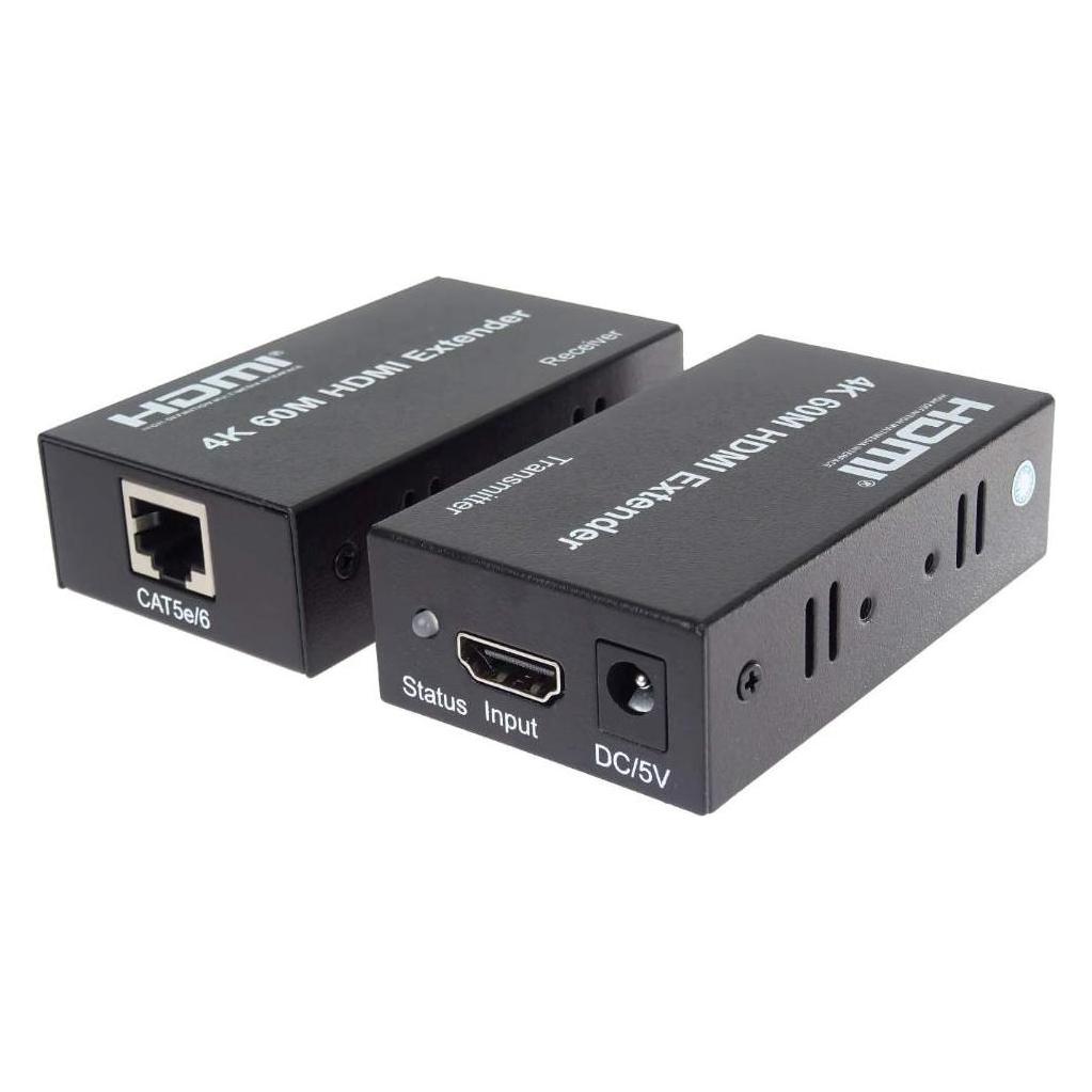 PremiumCord HDMI2.0 extender na 60m přes jeden kabel Cat5e/Cat6/Cat7 (Extender) (khext60-15)