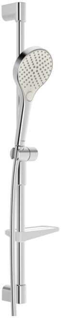 Hansa Duschsystem HANSAVIVA Barre de douche murale, flexible 125 cm, acier cintré (4416021080)