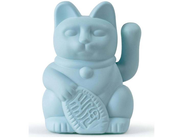 Lucky Cat Solar Winkekatze Grün 5 cm