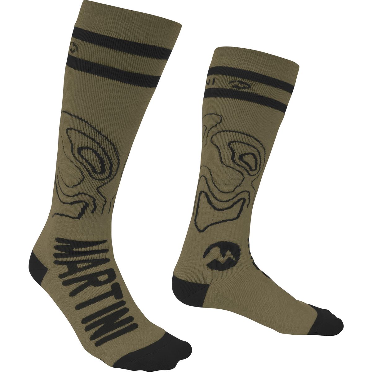 Martini Original Socks High Uni spanish green/black (490/110) 35-38 AOPES0560B-490/110-35-38