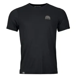 Ortovox Herren 120 Cool Tec MTN Stripe T-Shirt - XXL - black raven