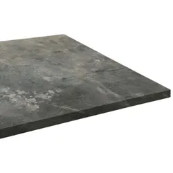 Restootab - Tischplatte 70x70 Dekor metallisierter Stein