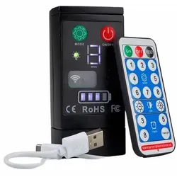 DesignLive Lichterkette Powerbank Kunststoff Schwarz