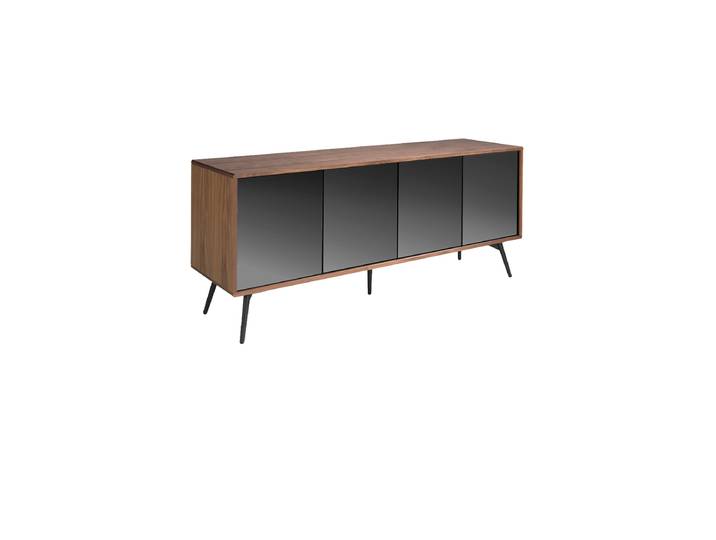 Grosses Design Sideboard „Collex“ Nussbaum, Schwarz Angel Cerdá