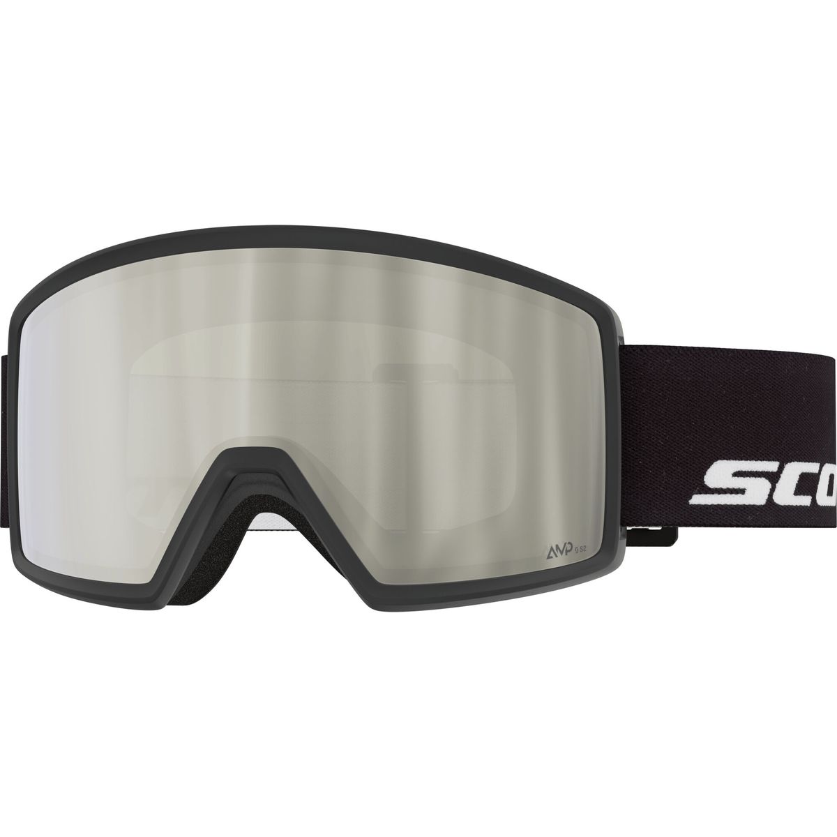 Scott Goggle Neo black / amp white chrome s2 (0001) - 4253300001368