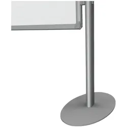 Franken Einzelsäule/Tellerfuß für Stellwände »Pro SWS818TF« silber