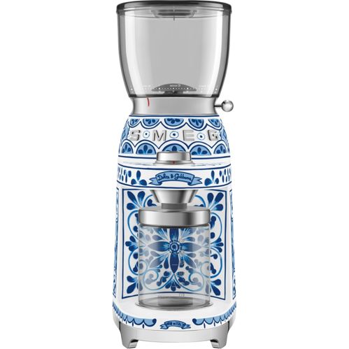 SMEG CGF01DGBEU Dolce&Gabbana Kaffeemühle blu mediterraneo