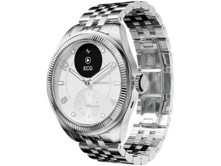 Withings - Montre Santé Scanwatch Nova Brilliant 39mm Titanium