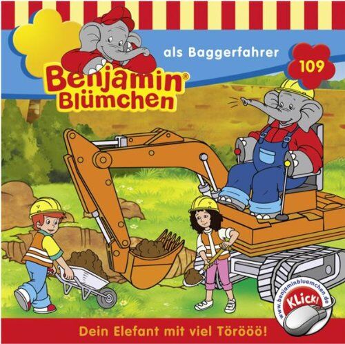 Benjamin Blümchen als Baggerfahrer (CD) Folge 109 - Preis vom 30.09.2026 03:33:06 h