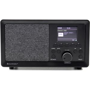 Soundmaster Radio DAB350SW DAB+, USB, schwarz