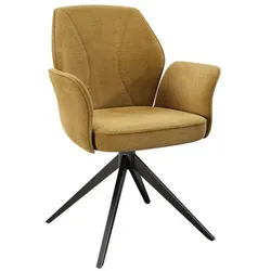 Akante Stuhl Vienna Stoff Orange Ocker