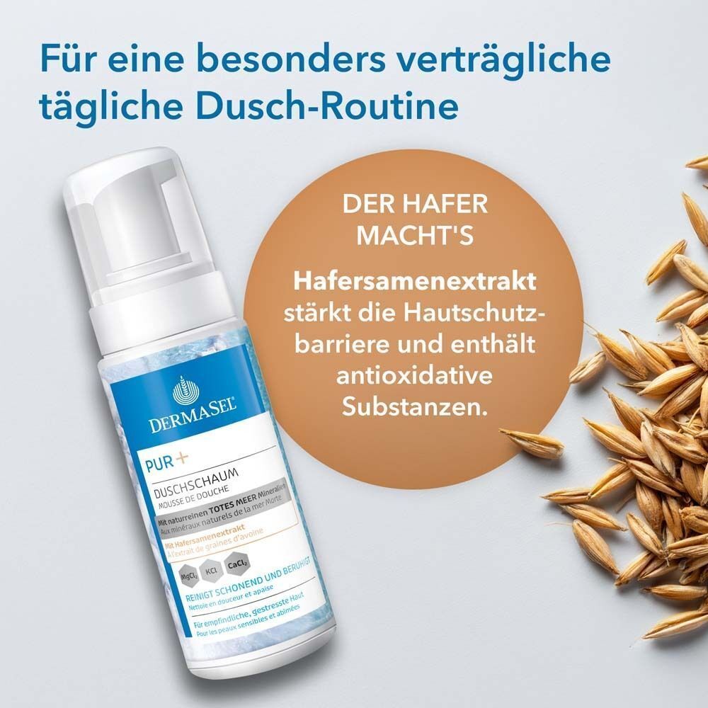 Dermasel Totes Meer Pur+ Duschschaum 2x 2x180 ml Schaum