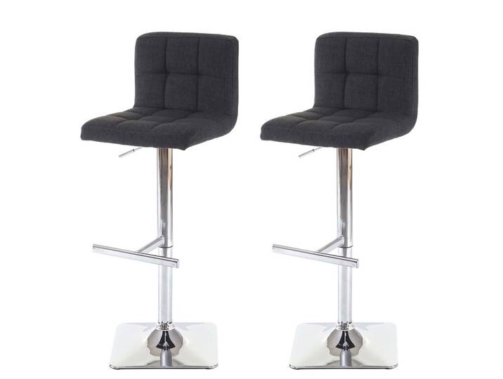 BARHOCKER Anthrazit 2er-Set