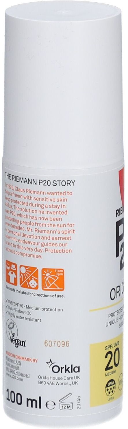 Riemann P20 Original Spf20 100 ml Creme
