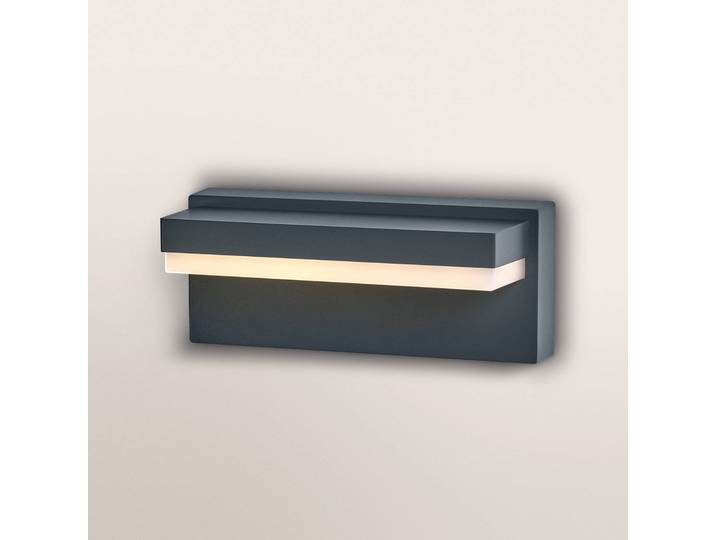 OSRAM Aussenwandleuchte ENDURA STYLE ROBUST, alu / grau / zink, Aluminium, Modern, Wandleuchte außen