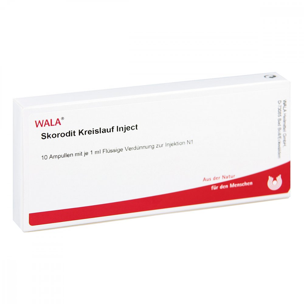 WALA Heilmittel GmbH Skorodit Kreislauf Inject Ampullen 00084391