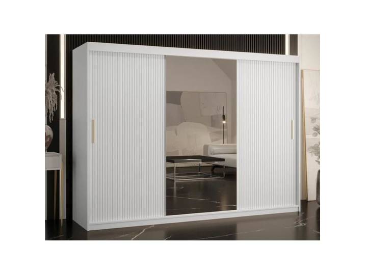 Armoire - Armoire Hartford H125 472629 - Blanc - 250x200x62cm