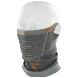 Ubike, Unisex, Sturmhaube + Halsschlauch, -rain nano, Grau, One Size