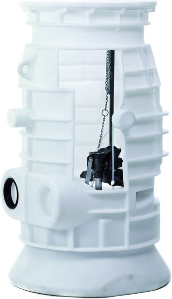 Tige en plastique Jung Pumpen Pks JP09475 B 800 32, étanche, PE, blanche
