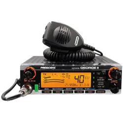 President GEORGE II, AM/FM/SSB, PC 40359 CB-Funkgerät, Walkie Talkie, Schwarz