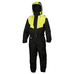 Winter-Overall "LEKNES SUIT" - schwarz/gelb - 62 - schwarz
