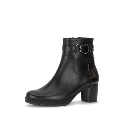 Stiefelette GABOR "Elegante Stiefelette", Damen, Gr. 39, schwarz, Schuhe Stiefelette