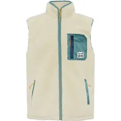 CHIEMSEE Weste aus weichem Sherpa, Größe 6XL in Grau 130905