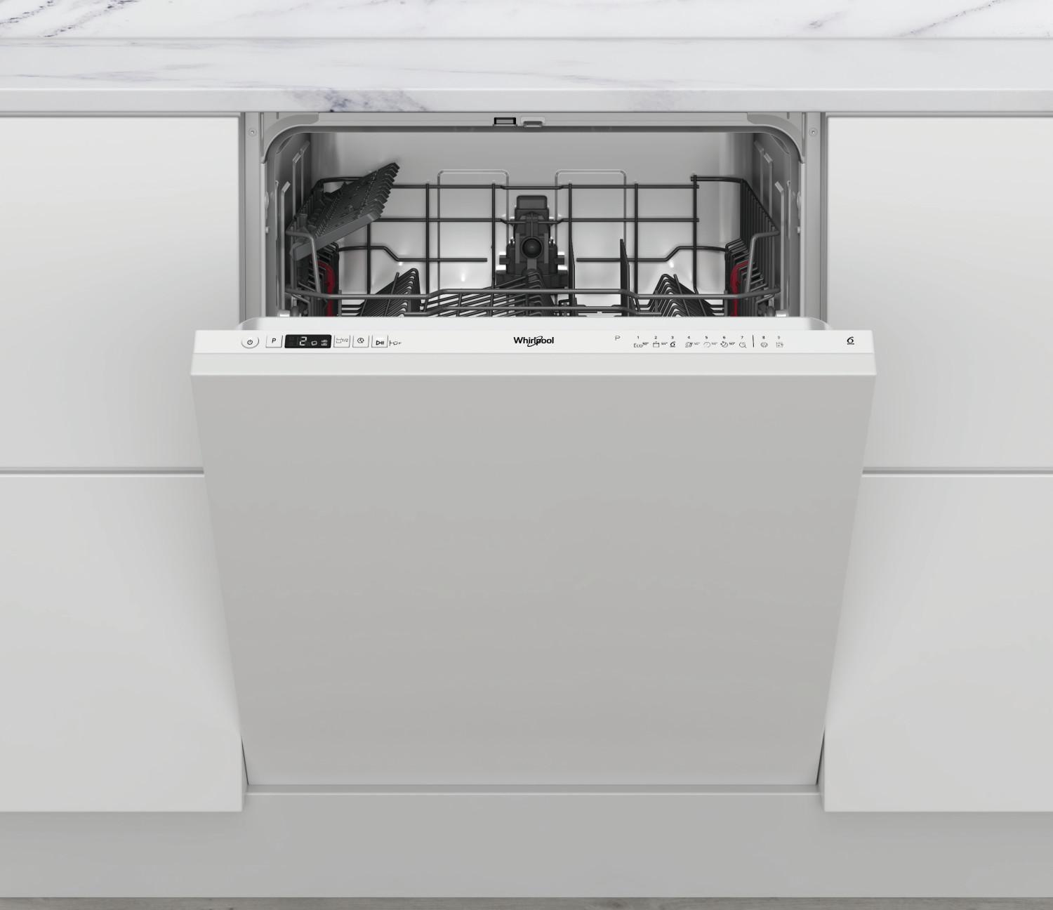 Whirlpool W2I HD526 A, Voll integriert, Standardgröße (60 cm), Weiß, Tasten, 1,3 m, 1,55 m