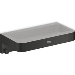 Grohe, Duschablage, Start Cube QuickFix Duschkorb, kleben oder bohren, mattschwarz (20 x 15 x 6 cm)