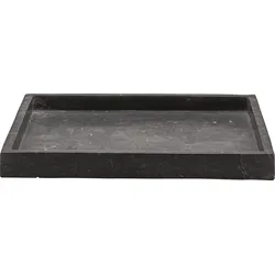 Hammam Dekoratives Tablett 35 cm quadratisch dunkelgrau