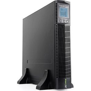 Green-Cell USV UPS Online RTII 2000VA LCD, UPS14, 19 Zoll Rack, 6 Ausgänge, IEC C13, 2000 VA
