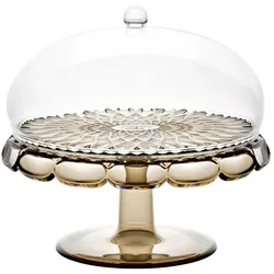Guzzini, Serviergeschirr, Kuchenplatte Mit Fuss Und Haube Vanity, 131901STE282