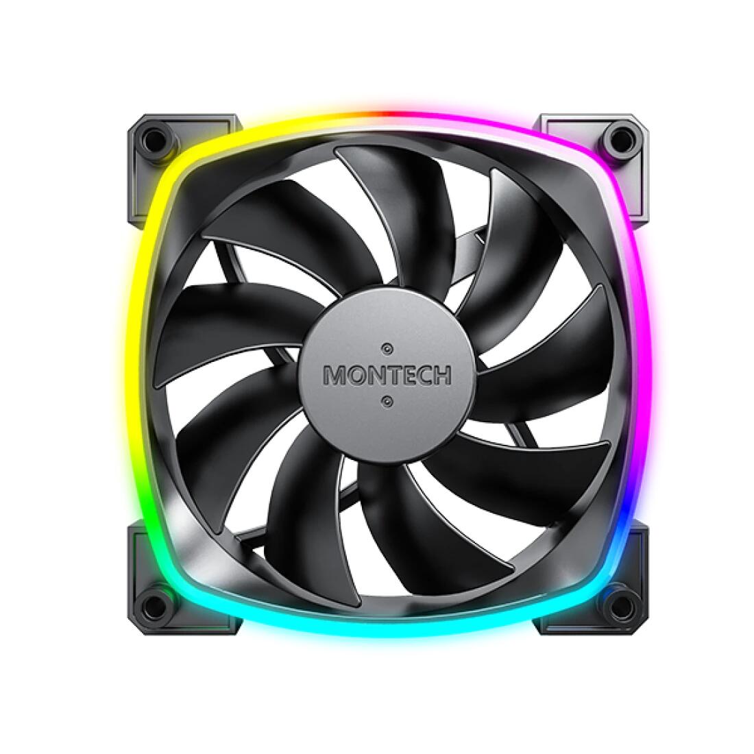 Montech Lüfter AX120 PWM, 120mm, Schwarz AX120 PWM Black
