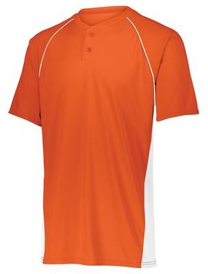 Augusta Sportswear A1561 Athletic Youth Limit Jersey T-Shirt in Orange/White size Medium   Polyester 1561