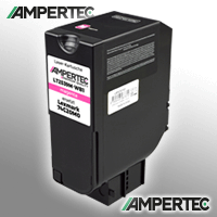 Ampertec Kompatibler Toner ersetzt Lexmark 74C20M0 magenta LT2539M/1AM
