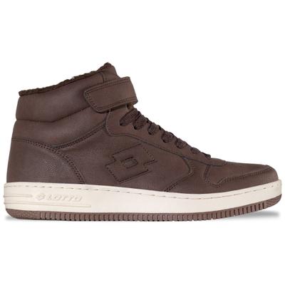 Sneaker LOTTO, Herren, Gr. 39, schwarz braun, beige, Synthetik, Schuhe Sneaker, - mit wärmendem Innenfutter