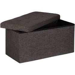 Relaxdays, Sitzbank, Faltbare Sitzbank (76 cm)