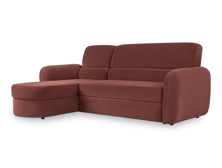 Ecksofa PRESTON Rot (Vinci 46) Links