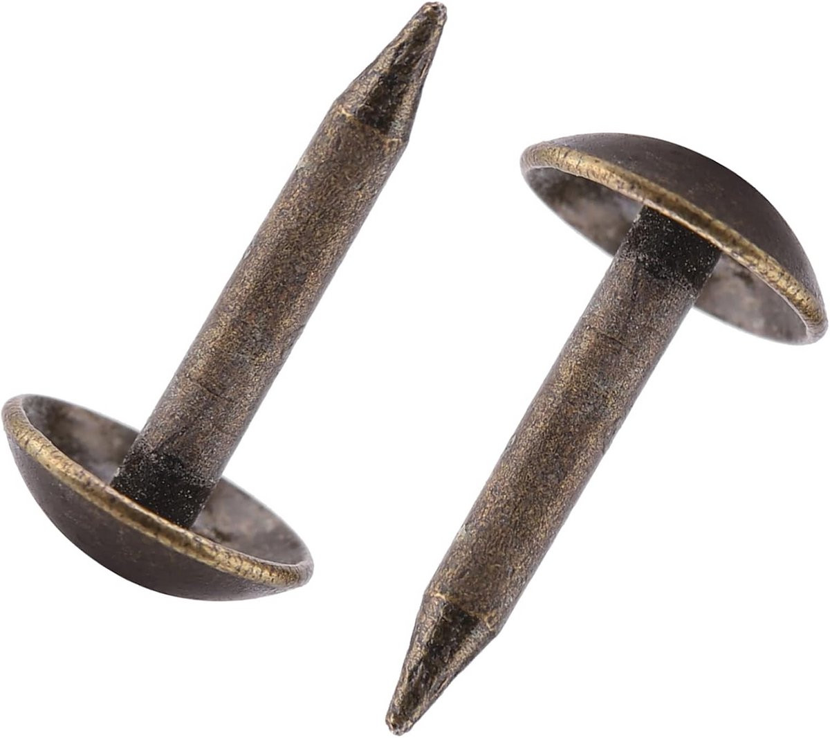 100 stuks bronze bekledingsnagels met ronde kop voor meubels en hout